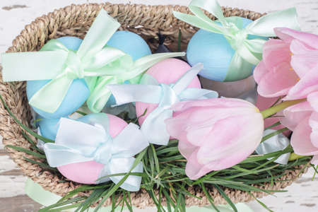 Pastel Easterの写真素材