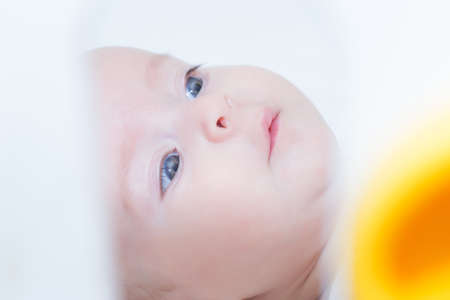 Baby closeupの写真素材
