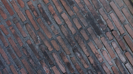 Old brick wall texture background. Brickwork texture background. Brickwork background.の写真素材
