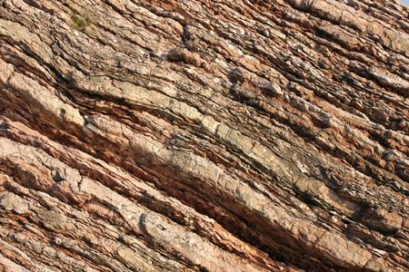 This is a closeup shot of some old cliff on the sea coast in Montenegro, like nice background.
