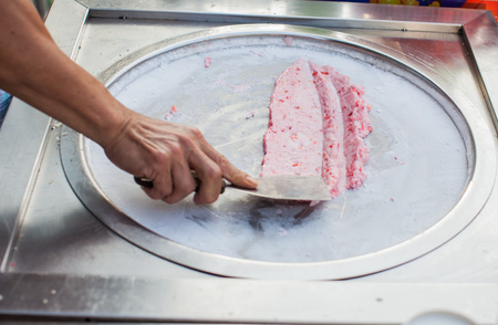 thai fruit ice creamの写真素材