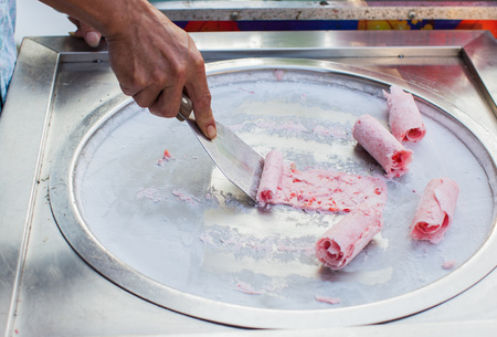 thai fruit ice creamの写真素材