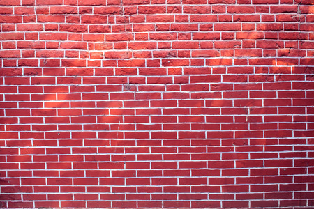 The red bricks wall background vintage and modern textureの写真素材