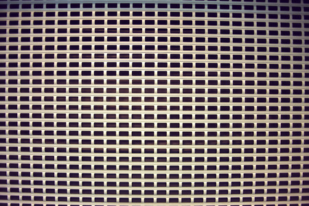 Brown abstract canvas background or grid pattern linen texture close up