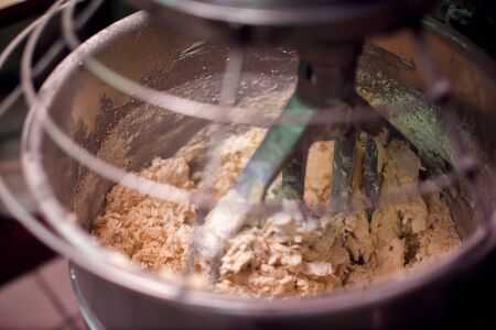 Electric device for kneading the dough. Food indusrty conceptの写真素材