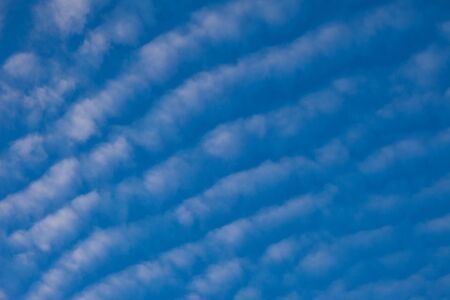 The vast blue sky and clouds skyの写真素材