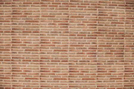 Red brick wall surface. Block urban backgroundの写真素材