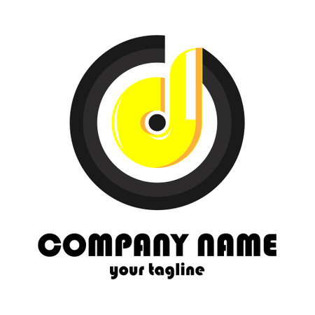At first it was a simple D-letter logo, but I made it look a bit 3d. But take it easy, these are all in the form of solid colors, no gradations. So, it can be easily applied in various media.のイラスト素材
