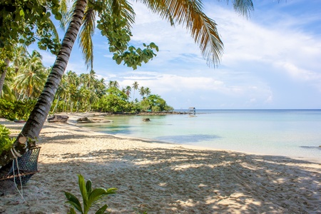 view of Aownoi  beach, Koh kood island, Thailand 