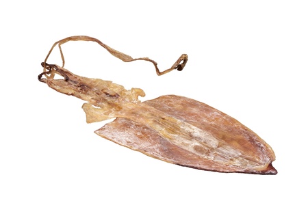 Isolated Dried squid