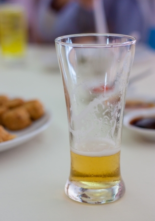 a glass of beerの写真素材
