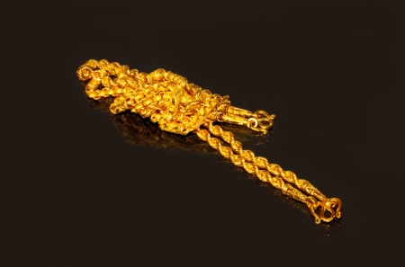 gold necklace