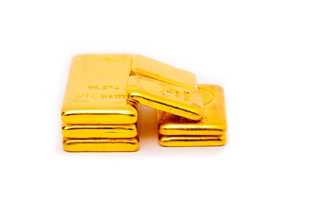 Thailand gold bullion size 20 baht 10 baht and 5 bahtの写真素材
