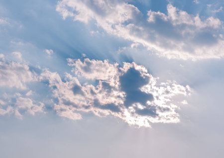 cloud and sunbeam