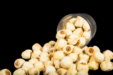 dried chinese lotus seedsの写真素材