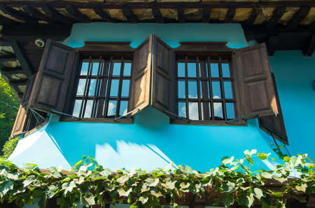 Attractive old house from Bulgaria. Tourist attraction.の写真素材