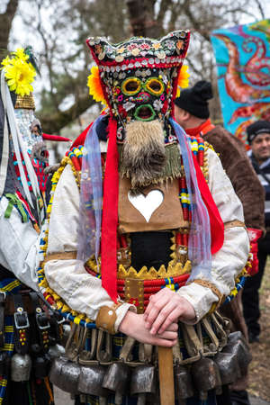 Moldova Traditional Ritual Folk Dance Masks - Old Man
