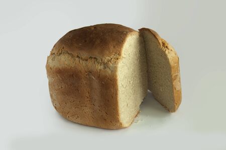 Homemade whole breadの写真素材