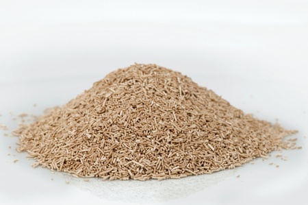 Pile sticks wine yeast on white backgroundの写真素材