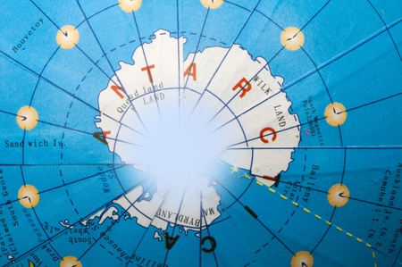 Antarctica of the globe. の写真素材