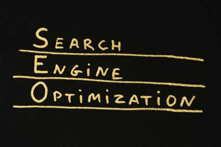 SEO Optimization conception text
