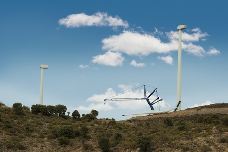 Installation of wind turbines