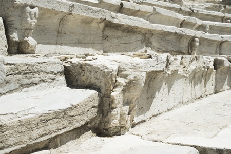 Stone artifacts. Ancient arena for strugglesの写真素材