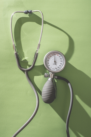 Sphygmomanometer. Medical equipmentの写真素材