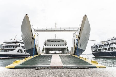 Ferryboat. Igoumenitsa, Greece