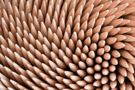 Macro of toothpicksの写真素材