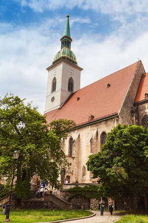 Saint Martin's Cathedral in Bratislava, Slovakiaのeditorial素材