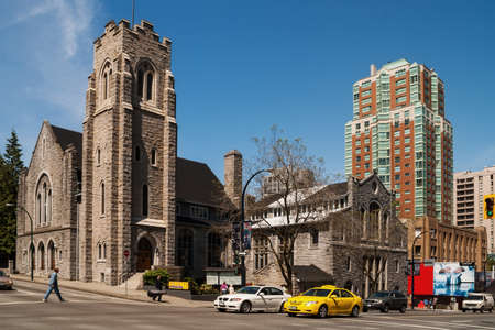First Baptist Church on Burrard Street in Vancouver, Canada. It was established in 1887 by Reverend...
