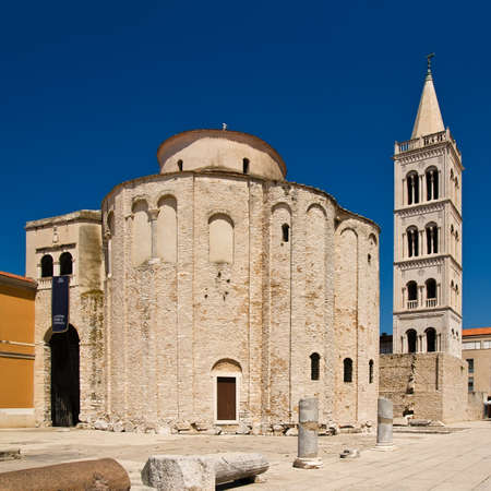 Church of St. Donat in Zadar, Croatia のeditorial素材