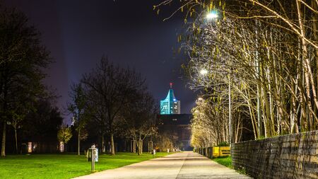 Lene Voigt Park, Leipzig, Germanyの写真素材