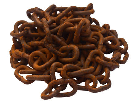 Rusty chainの写真素材