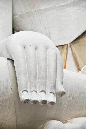 Large white statue of the godの写真素材