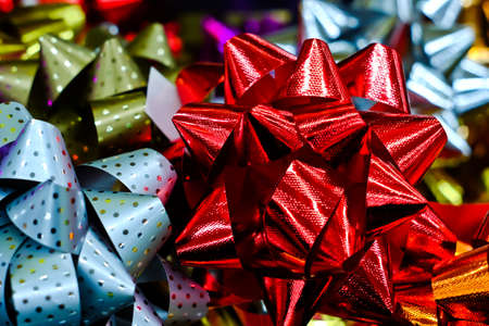 gift bow ribbon on background