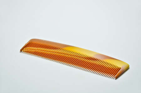 Hair comb isolated on white backgroundの写真素材