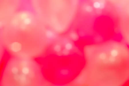 Abstract pink bokeh background of balloonの写真素材