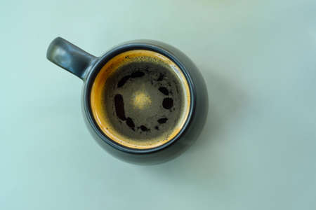 Coffee Hot americano black cup on table