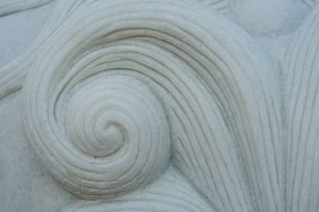 Carved jade, beautiful and elegant in the shrine.の写真素材