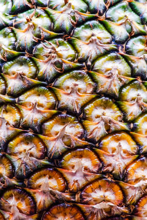 Pineapple texture and background, closeupの写真素材