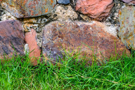 Background of stone wall texture