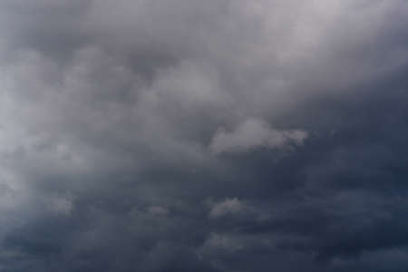 Background of storm clouds before thunderstorm