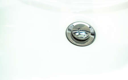 Water leaks in the drain hole in the sink