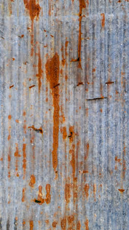 Old zinc wall surface background. corrugated iron siding vintage texture background.