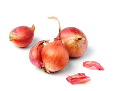 shallot put together as a group small and large with slice and spices cooking shallot fresh from the...