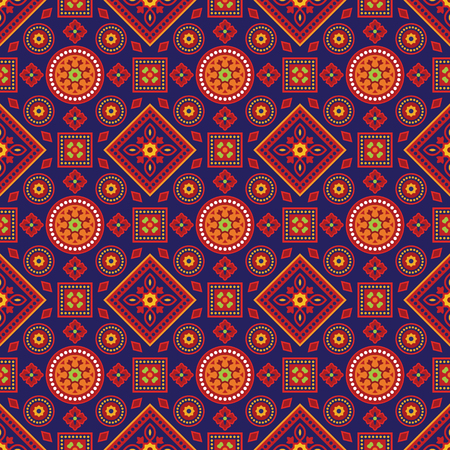 Colorful Ajrak Pattern