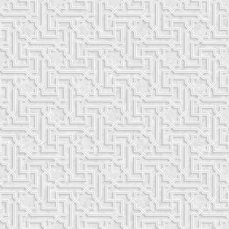 Geometric Pattern with Grunge Background, Light Gray and white Wallpaper, Vector Illustrationのイラスト素材