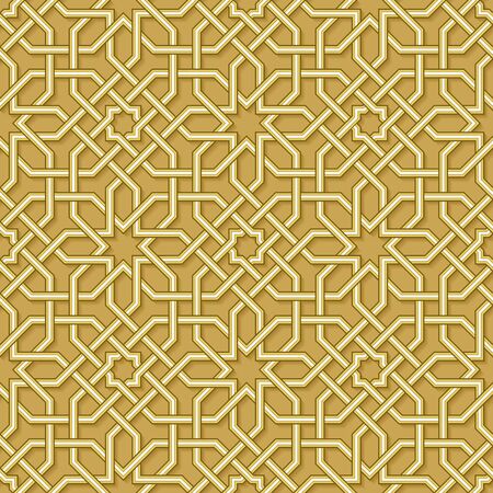 Geometric Pattern, Traditional Arabic Islamic Background, Vector Illustrationのイラスト素材